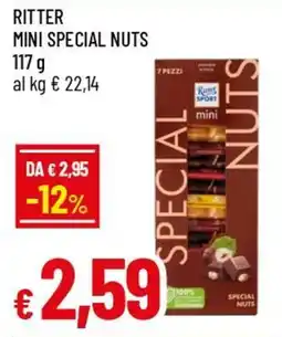 IperFamila Ritter mini special nuts offerta
