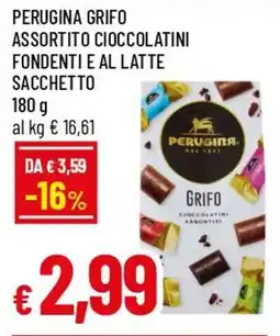 IperFamila Perugina grifo assortito cioccolatini fondenti e al latte sacchetto offerta