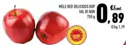 Conad Superstore Mele red delicious dop val di non offerta