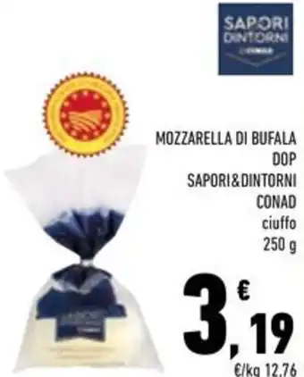 Conad Superstore Mozzarella di bufala dop sapori&dintorni CONAD offerta