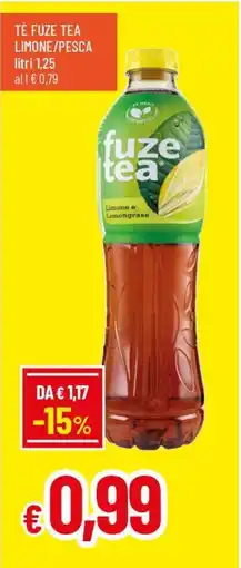 IperFamila Tè fuze tea limone/pesca offerta
