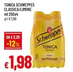 IperFamila Tonica schweppes classica/limone offerta