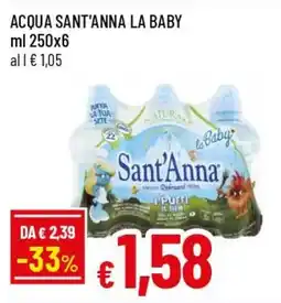 IperFamila Acqua sant'anna la baby offerta