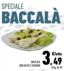 Conad Superstore Baccalà con olive e sedano offerta