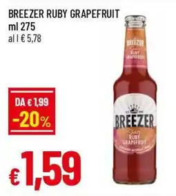 IperFamila Breezer ruby grapefruit offerta