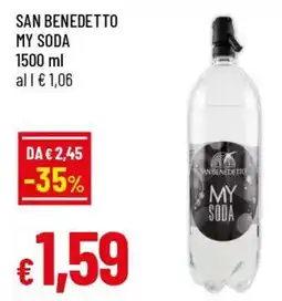 IperFamila San benedetto my soda offerta