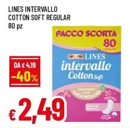 IperFamila Lines intervallo cotton soft regular offerta