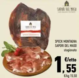 Conad Superstore Speck montagna SAPORI DEL MASO offerta