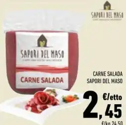 Conad Superstore Carne salada SAPORI DEL MASO offerta