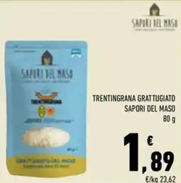 Conad Superstore Trentingrana grattugiato SAPORI DEL MASO offerta