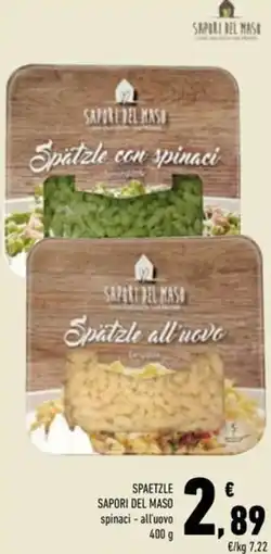 Conad Superstore Spaetzle SAPORI DEL MASO offerta
