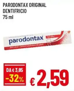 IperFamila Parodontax original dentifricio offerta
