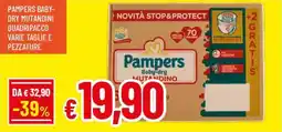 IperFamila Pampers baby- dry mutandini quadripacco offerta