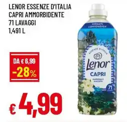 IperFamila Lenor essenze d'italia capri ammorbidente offerta