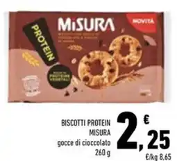 Conad Superstore Biscotti protein MISURA offerta