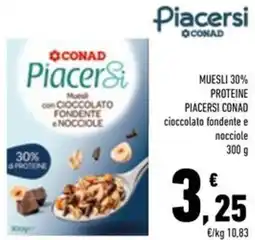 Conad Superstore Muesli 30% proteine piacersi CONAD offerta