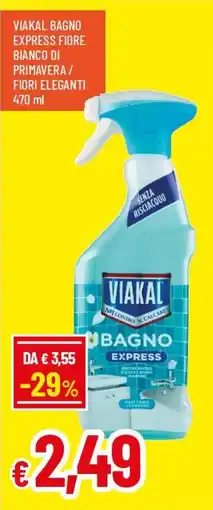 IperFamila Viakal bagno express fiore bianco di primavera / fiori eleganti offerta