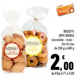 Conad Superstore Biscotti arte bianca offerta