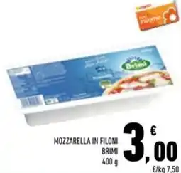 Conad Superstore Mozzarella in filoni BRIMI offerta