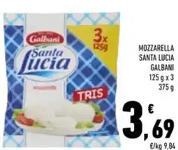 Conad Superstore Mozzarella santa lucia GALBANI offerta