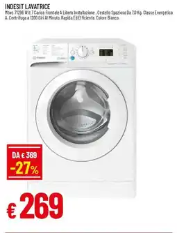 IperFamila Indesit lavatrice offerta