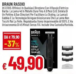IperFamila Braun rasoio offerta