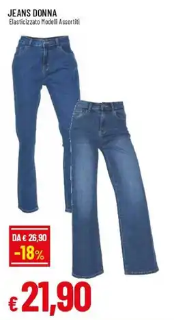 IperFamila Jeans donna offerta