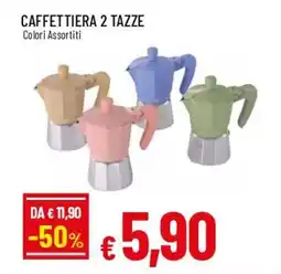IperFamila Caffettiera 2 tazze offerta