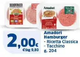 Sigma Amadori Hamburger offerta
