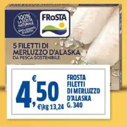 Sigma Frosta filetti di merluzzo d'alaska offerta
