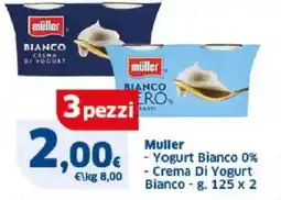 Sigma Muller - Yogurt Bianco 0% - Crema Di Yogurt Bianco offerta
