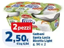 Sigma Galbani Santa Lucia Ricotta Light offerta