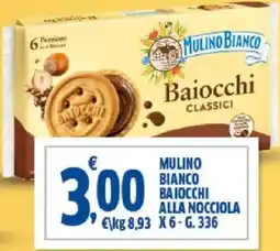 Sigma Mulino bianco baiocchi alla nocciola offerta