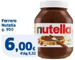 Sigma Ferrero Nutella offerta
