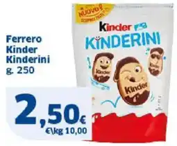 Sigma Ferrero Kinder Kinderini offerta