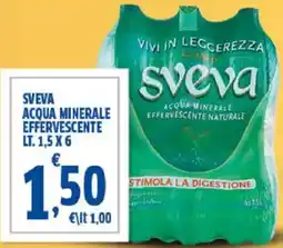 Sigma Sveva acqua minerale effervescente offerta