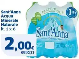 Sigma Sant'Anna Acqua Minerale Naturale offerta