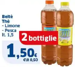 Sigma Belté Thè - Limone - Pesca offerta