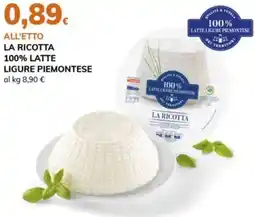 Basko La ricotta 100% latte ligure piemontese offerta
