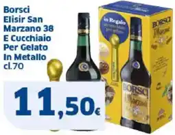Sigma Borsci Elisir San Marzano 38 E Cucchiaio Per Gelato In Metallo offerta