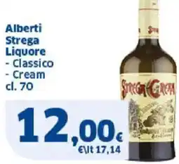 Sigma Alberti Strega Liquore - Classico - Cream offerta