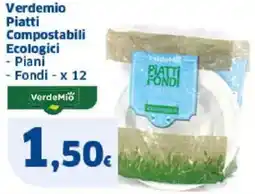 Sigma Verdemio Piatti Compostabili Ecologici - Piani - Fondi offerta