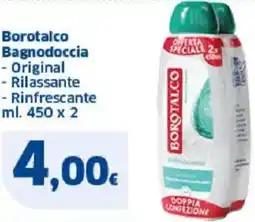 Sigma Borotalco Bagnodoccia - Original - Rilassante - Rinfrescante offerta