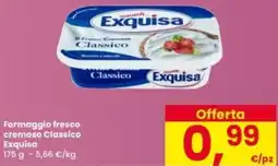 Interspar Formaggio fresco cremoso Classico Exquisa offerta