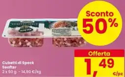 Interspar Cubetti di Speck Senfter offerta