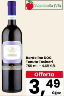 Interspar Bardolino DOC Tenuta Tosinori offerta