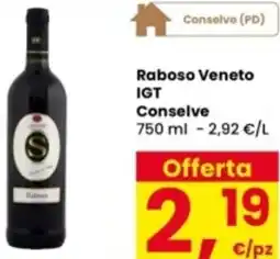 Interspar Raboso Veneto IGT Conselve offerta