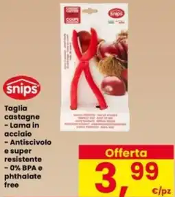Interspar Taglia castagne - Lama in acciaio - Antiscivolo e super resistente -0% BPA e phthalate free offerta