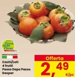 Interspar Cachi/Loti 4 frutti Passo Dopo Passo Despar offerta