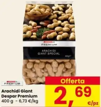 Interspar Arachidi Giant Despar Premium offerta
